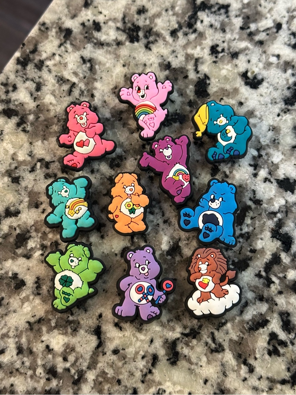 Care Bears Colorful Croc/ Shoe Charms -